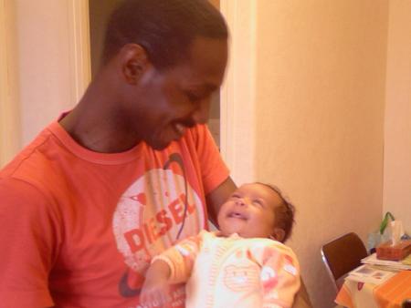 Olivier et sa fille Maelys